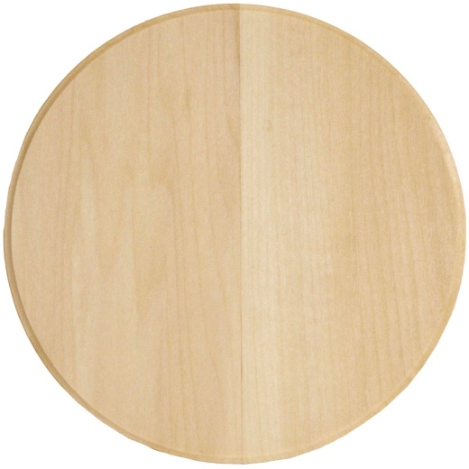 Basswood Circle Thin Plaque 6 X6 Inchx.31 Inch Inch