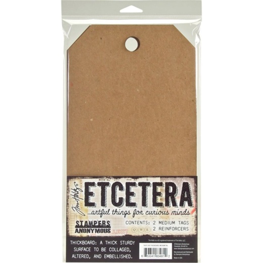 Tim Holtz Etcetera Medium Tag 6.5 X12 Inch Inch