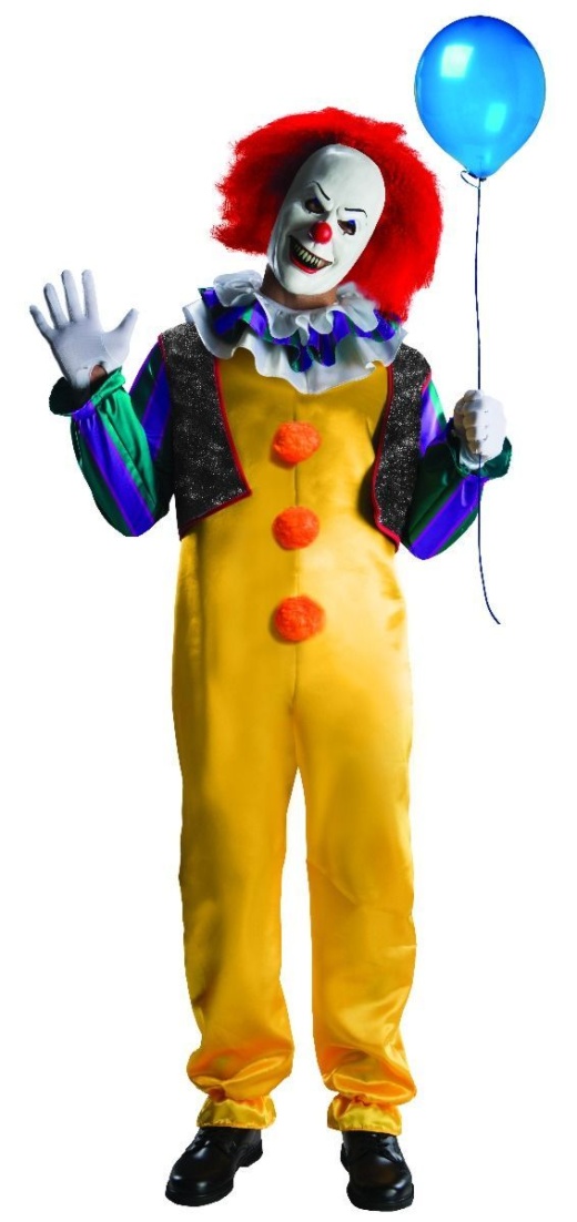 Deluxe Adult Pennywise Costume Male Large - Rubie's Costumes