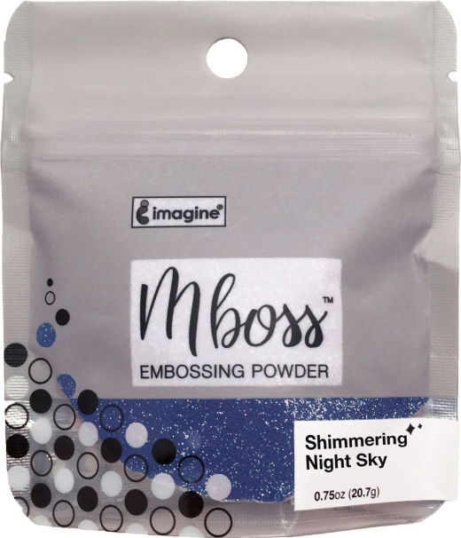 Imagine Mboss Embossing Powder Shimmering Night Sky