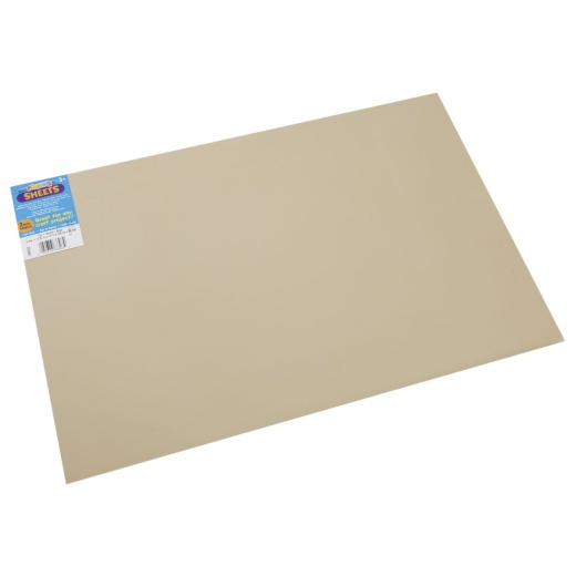 Foam Sheets Tan 2Mm Thick 12 X 18 Inches for Crafting