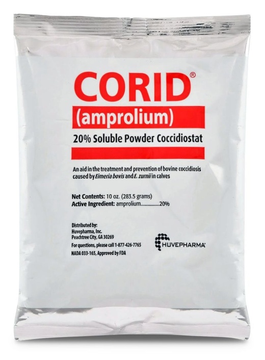 Corid Amprolium 20 Percent Soluble Powder 10 Oz