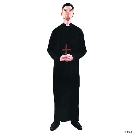 Mens Priest Costume Standard