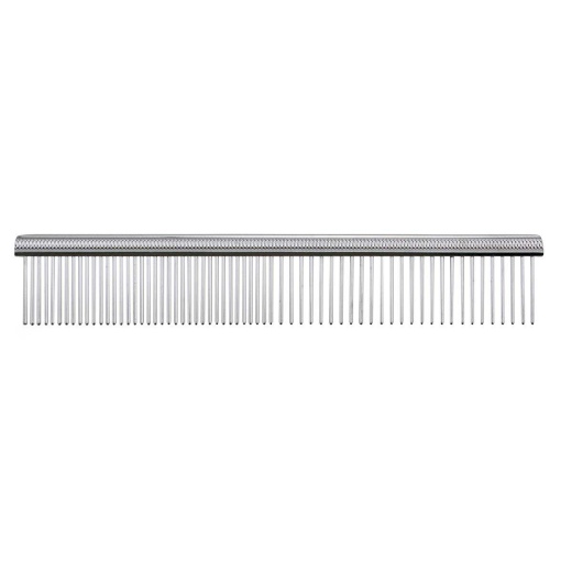 Chrome Comb 7" Fine Coarse Greyhound Style Inch for Dogs