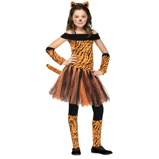 Fun World Little Girls Tigress Childrens Costume Large 12 14