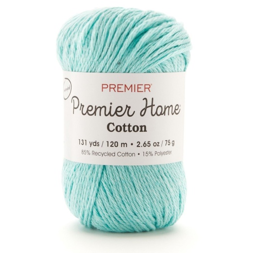 Premier Yarns Home Cotton Yarn Solid Pastel Blue Pack Of 1 Skein