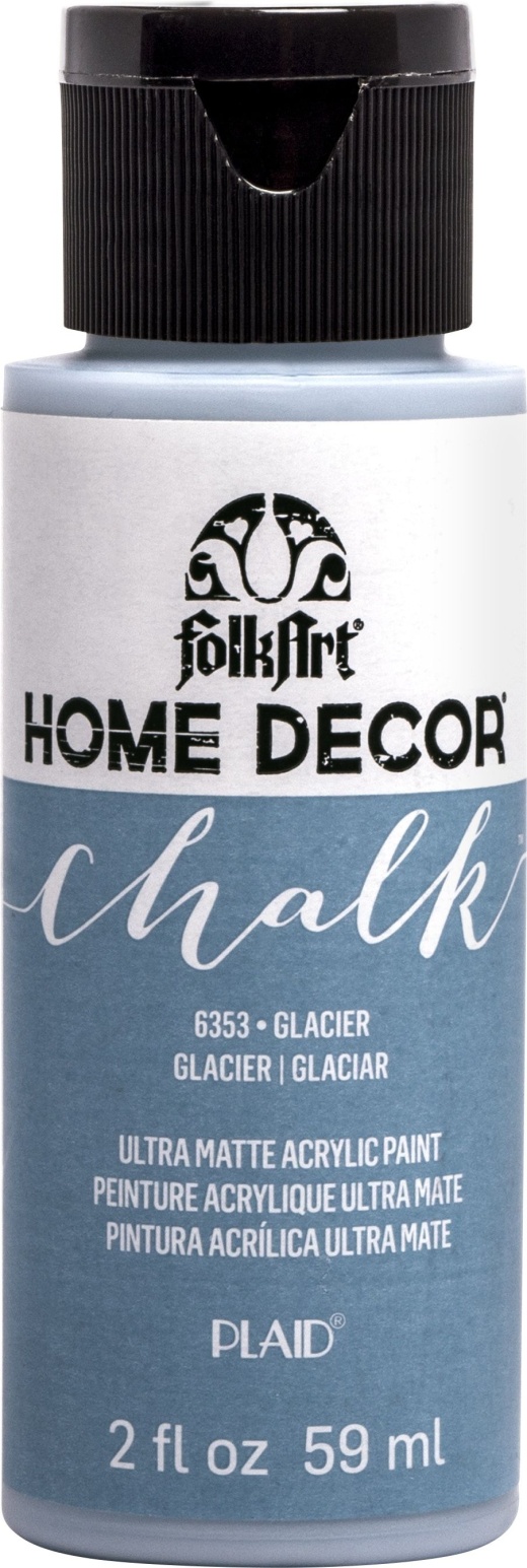 Folkart Home Decor Chalk Paint 2Oz Glacier