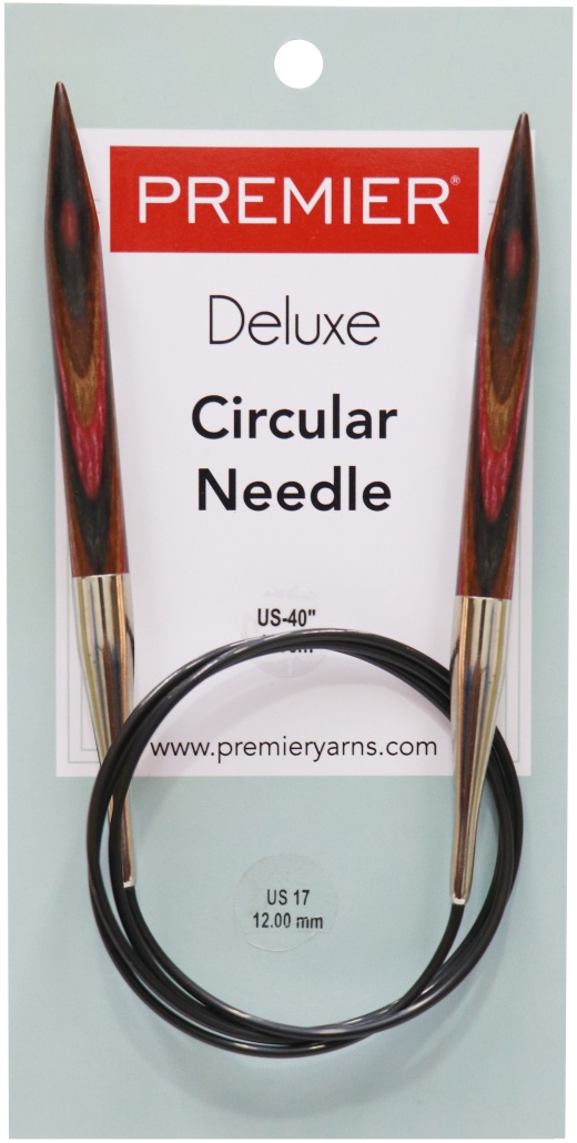 Premier Fixed Circular Knitting Needles 40 Size 17 12Mm Inch