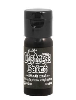 Ranger Tim Holtz Distress Paint Flip Top 1Oz Black Soot