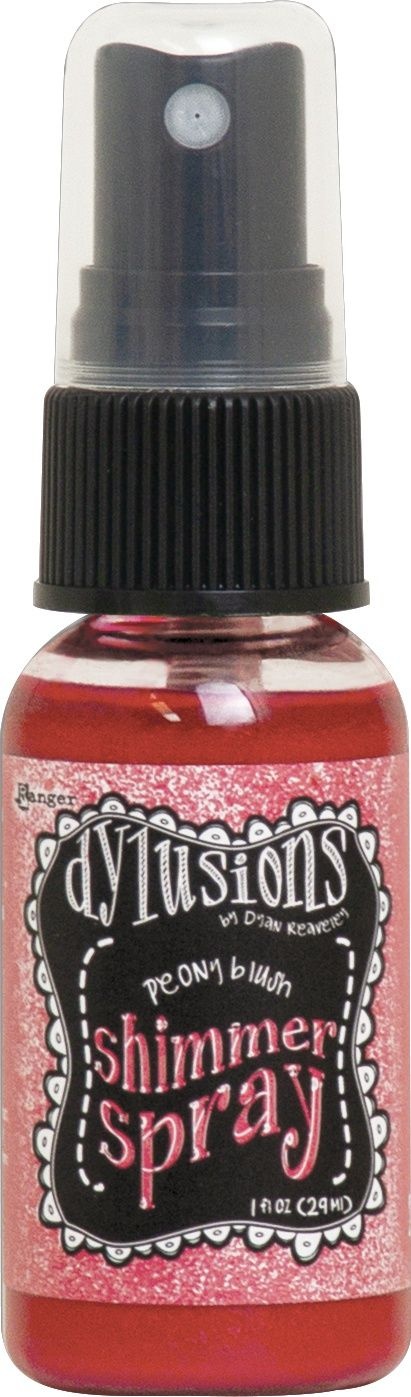 Dylusions Shimmer Sprays 1Oz-Peony Blush