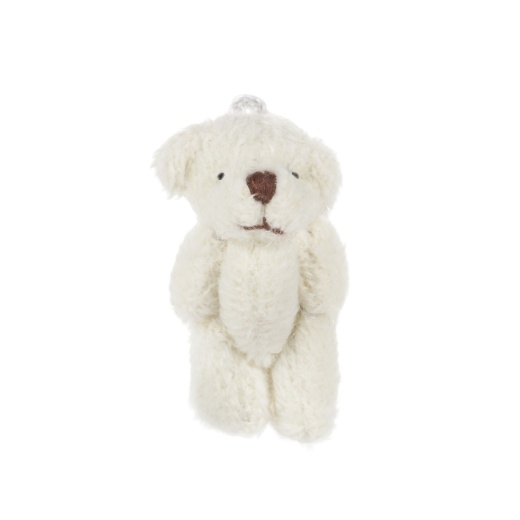 Timeless Minis Miniature Jointed Teddy Bears Plush Cream 1.5 Inches