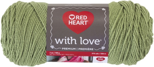 Spinrite Red Heart With Love Yarn Lettuce 1 Pack Of 24 Skein