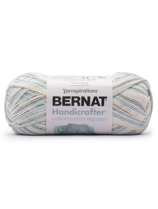 Bernat Handicrafter Cotton Yarn 340G - Ombres-Blended Bubble White