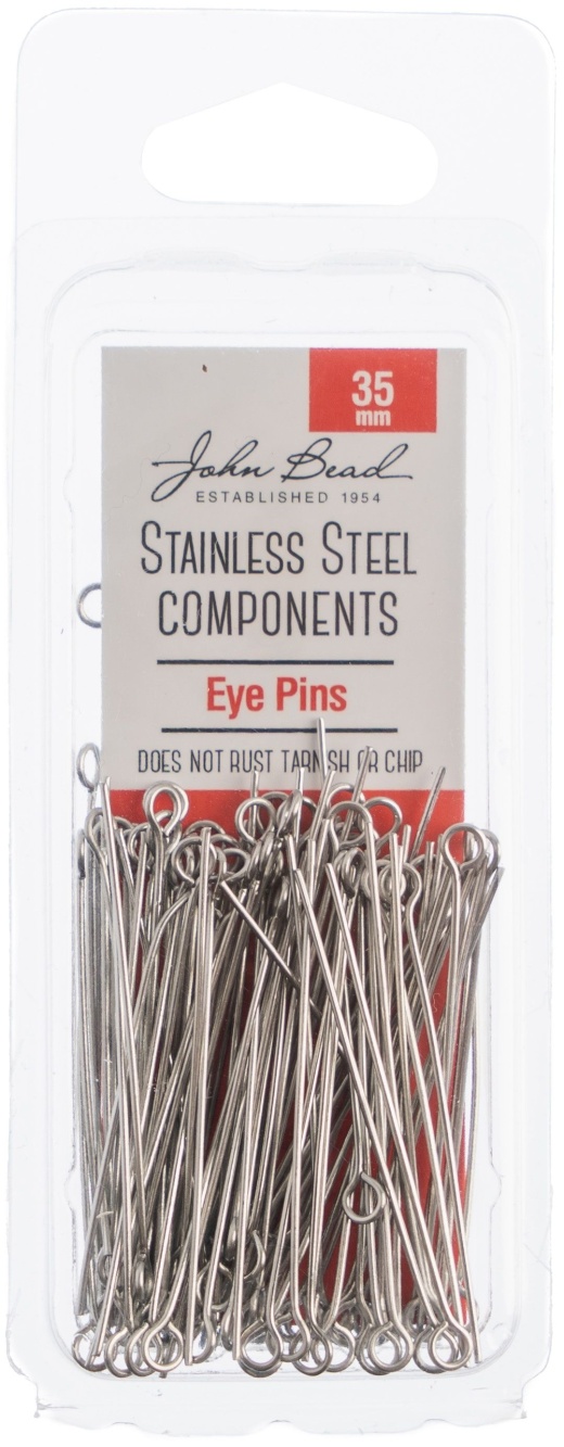 Stainless Steel Eye Pins 100 Per Pkg 35Mm - Nm01