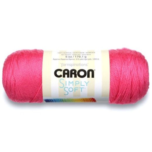 Spinrite Caron Simply Soft Brites Yarn Watermelon 1 Pack Of 1 Skein