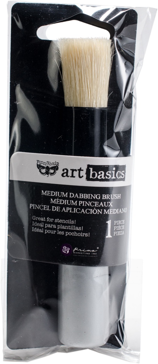 Finnabair Art Basics Dabbing Brush Medium .75 Inch 4 9.2500 Usd Inch