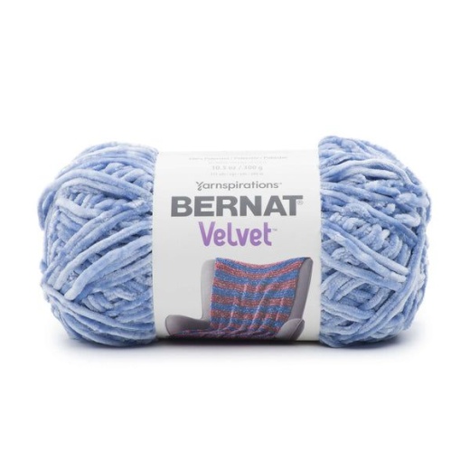 Spinrite Bernat Velvet Yarn Smokey Blue Pack Of 1 Skein