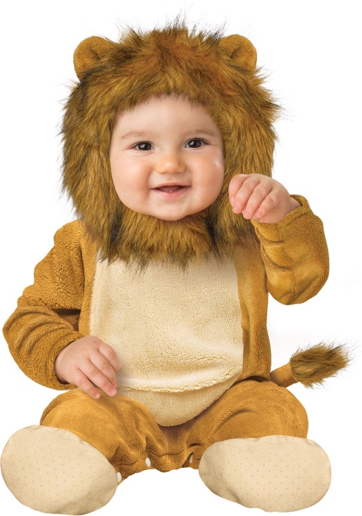Fun World Kids' Toddler Baby's Cuddly Lion Infant Costume