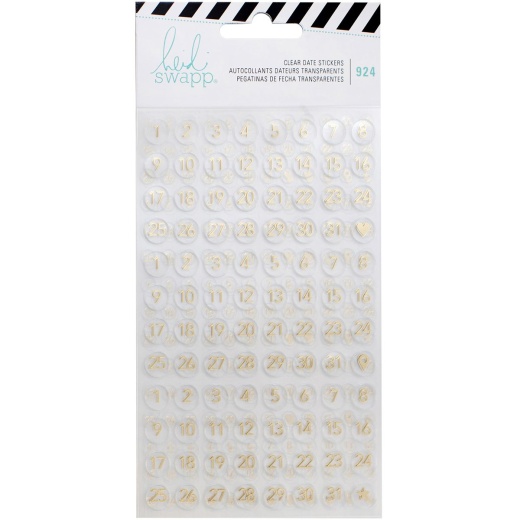 Heidi Swapp Memory Planner Stickers 3 Per Pkg Date Numbers And Icons