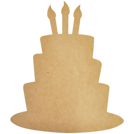Beyond The Page Mdf Funky Cake Wall Art