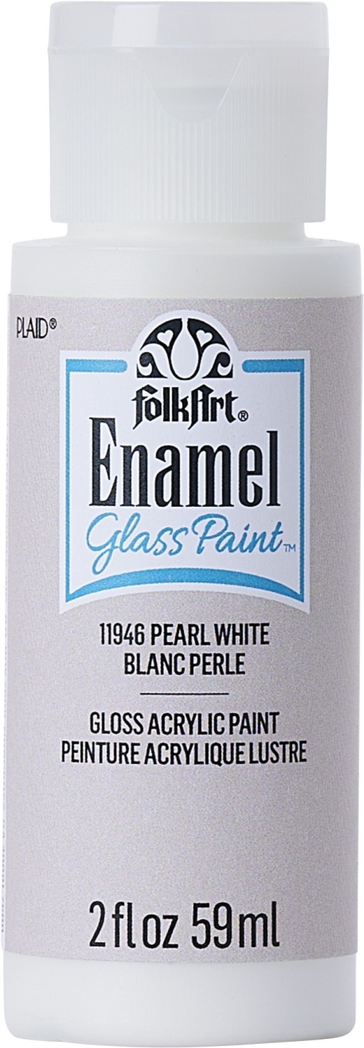 Folkart Enamel Paint 2Oz Pearl White - Unleash Your Creativity