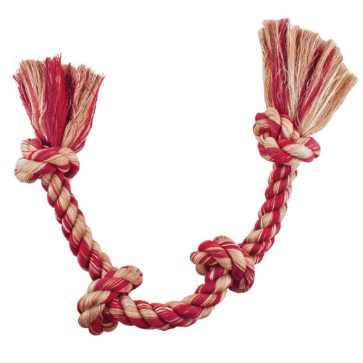 Med 2 Knot Colored Rope Bone