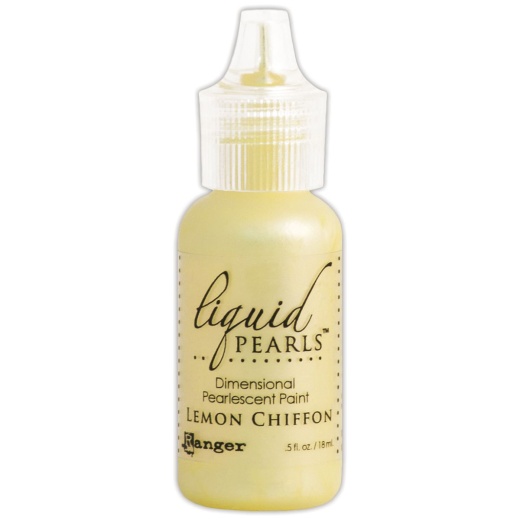 Liquid Pearls Dimensional Pearlescent Paint .5Oz Lemon Chiffon - Ranger