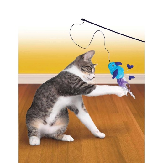 Kong Cat Feather Teaser - The Ultimate Playtime Experience for Cats