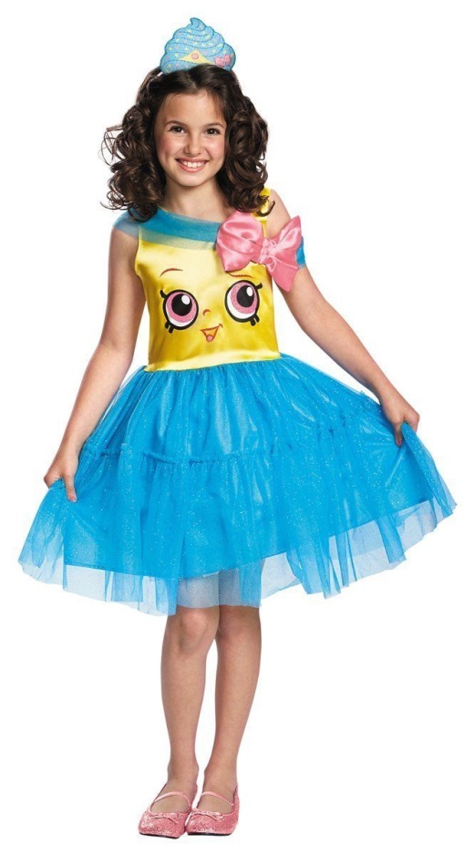 Shopkins Queen Cupcake Classic Costume One Color Medium 7-8