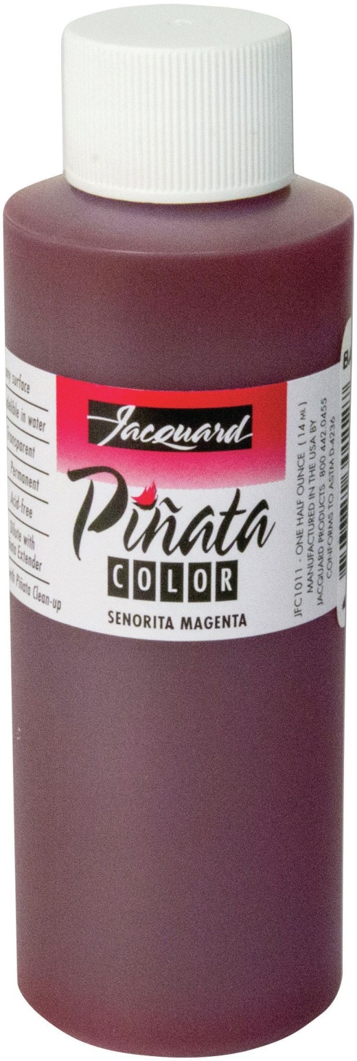 Jacquard Pinata Color Alcohol Ink 4Oz Senorita Mage Magenta