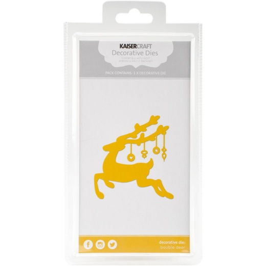 Decorative Dies Bauble Deer - Kaiser Craft