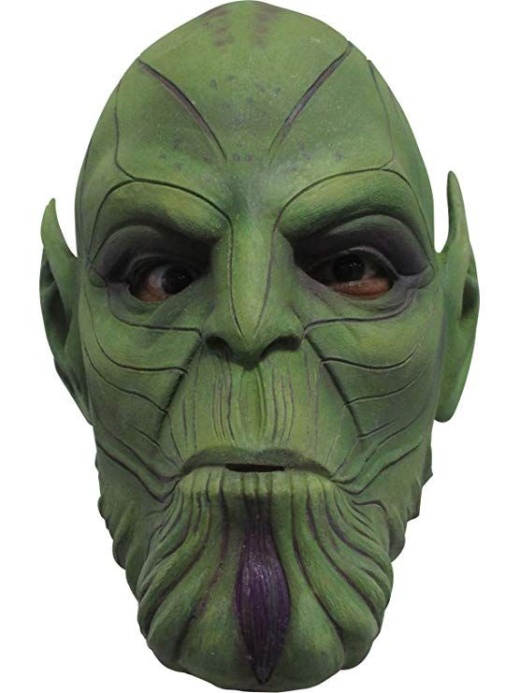 Captain Marvel Nuro Skrulls Overhead Latex Mask