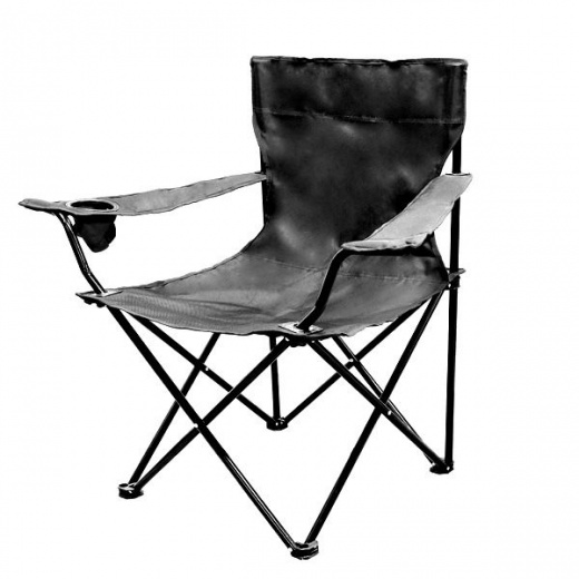 Soccer Garage 20"W Black Portable Folding Chair