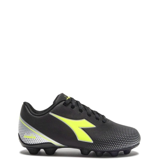 Diadora Pichichi 7 Md Jr Black/Yellow Youth Soccer Cleats