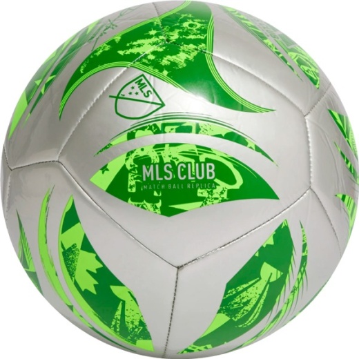 Adidas Mls Club Silver/Green Soccer Ball