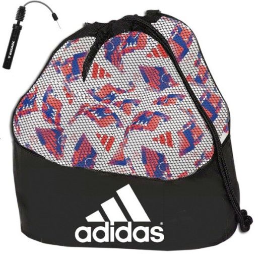Adidas Mls Club White/Solar Red/Blue Soccer Ball Package Ball Size: Select Ball Size. Color: White/Red/Blue