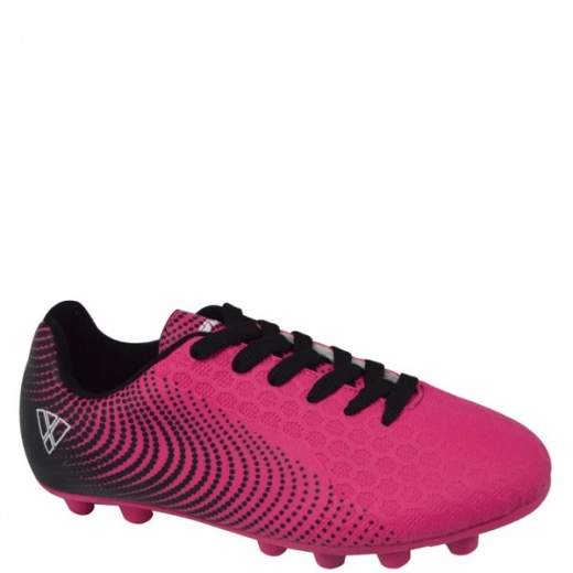 Vizari Stealth Fg Pink/Black Youth Firm Ground Soccer Cleats Size: 12.5Y. Color: Pink/Black