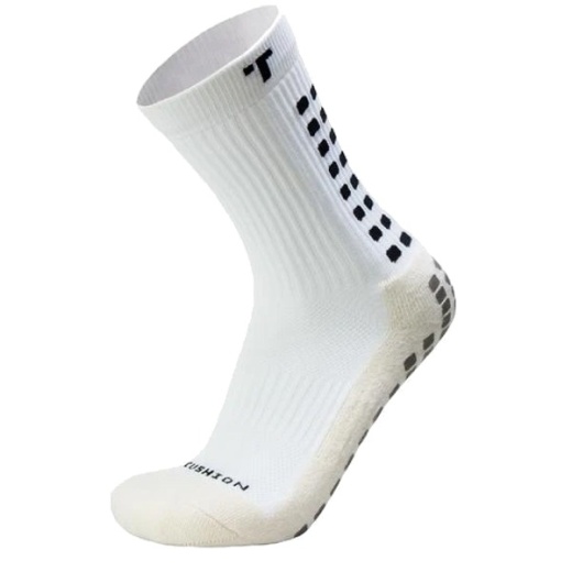 TruSox 3.0 Crew Length White Cushioned Socks