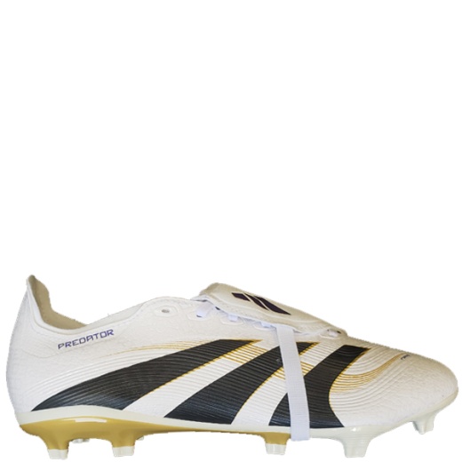 Adidas Predator League Ft Fg White/Black/Metallic Gold Soccer Cleats