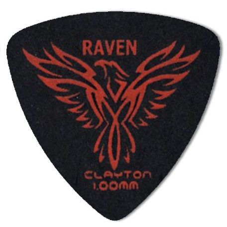 Steve Clayton™ Black Raven Pick: Rounded Triangle