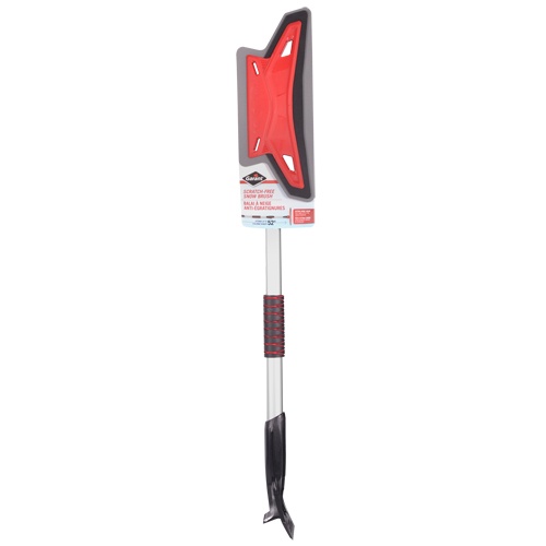 Scratch-Free Snow Blade, Telescopic, Eva Foam Blade, 52" Long, Red
