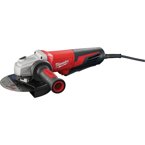 Angle Grinders With Lock-On, 6", 120 V, 12 A, 9000 Rpm