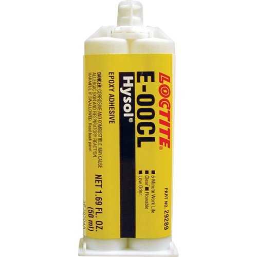 Hysol™ E-00Cl Epoxy, Two-Part, Dual Cartridge, 97 G., Clear