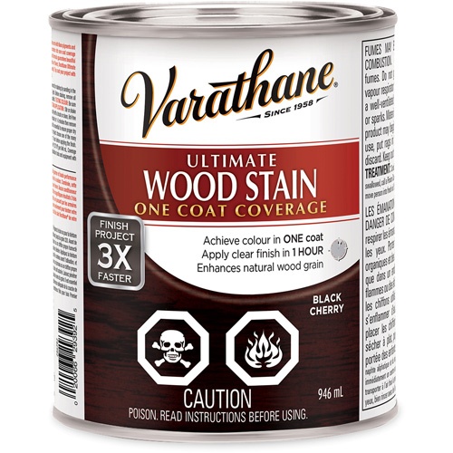 Varathane® Ultimate Wood Stain, 946 Ml, Black Cherry