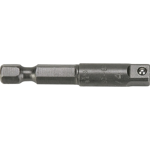 Hex To Male Square Drive Extension, 3/8" Drive Size, 2" l