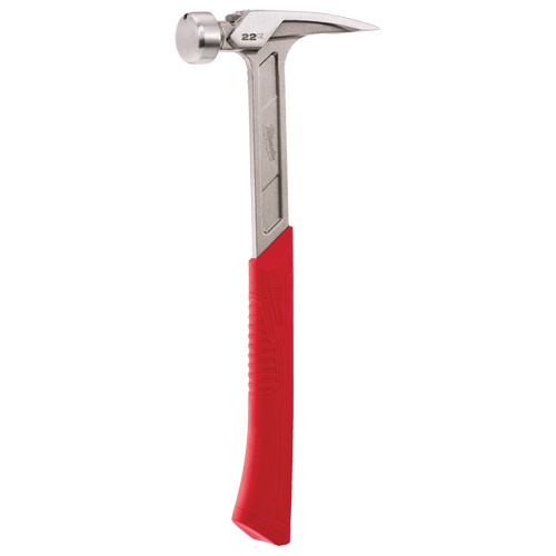 Smooth Face Framing Hammer, 22 Oz., Solid Steel Handle, 15" l