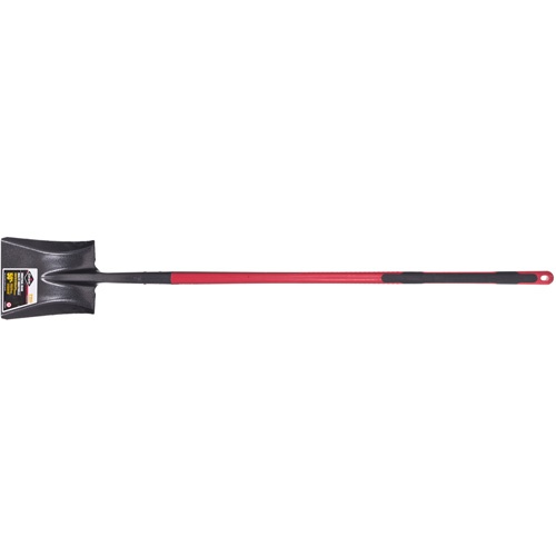 Pro™ Square Point Shovel, Fibreglass, Tempered Steel Blade, Straight Handle, 48" Long