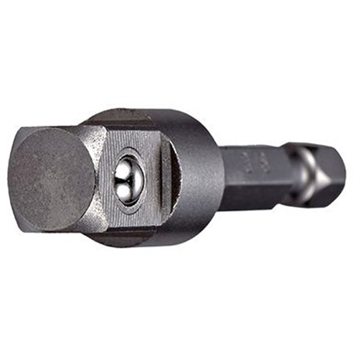 Adapter & Extension, 1/4" Drive Size, 3/8" Male Size, Pin, 8" l