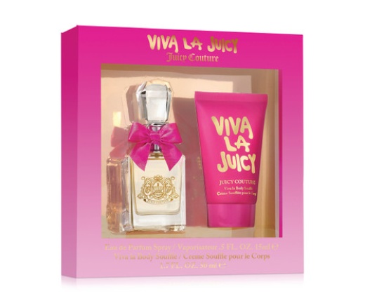 Viva La Juicy 2 Pcs Set For Women: 0.5 Eau De Parfum Spray + 1.7 Viva La Body Souffle
