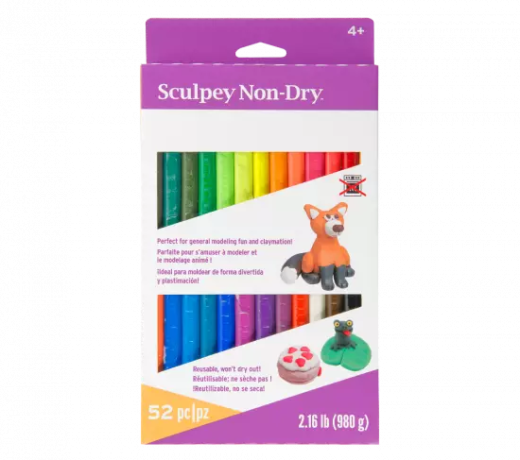 Sculpey Non-Dry™ Modeling Clay Variety Set 52 Pc Ndc52